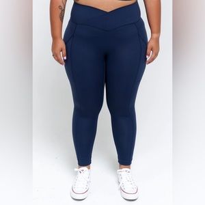 FTP Navy Blue Leggings